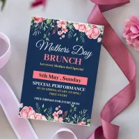 Colorful Flower Mothers Day Invitations