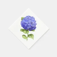 Blue Hydrangea Paper Napkins