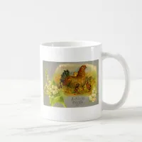 Vintage Easter Hen Coffee Mug