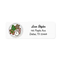 Christmas Cookies Festive Holiday Label
