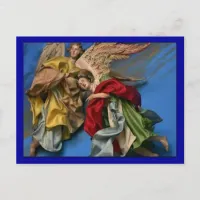 Christmas Angels Holiday Postcard