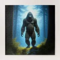 Bigfoot Sasquatch in the Woods  Jigsaw Puzzle