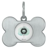 *~* Moon Lotus Stars Path to Nirvana Pet ID Tag