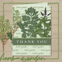 Herb Garden  Thank You Card