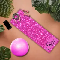 Glamour Glitz Personalized Yoga Mat