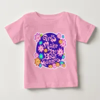 Girls are the Best Skaters! Baby T-Shirt