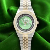 Elegant 38th Emerald Wedding Anniversary Watch