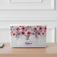Romantic Elegant Antique Floral Personalized HP Laptop Skin