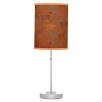 Southwest Canyons Petroglyphs Table Lamp