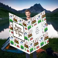 Jumbo Sized Camping Themed Birthday Photo Card