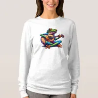 Cute Frog Playing a Guitar T-Shirt