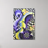 Asymmetric depth of optical illusions No.1 Canvas Print