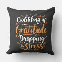 Gratitude & Stress Relief  Throw Pillow