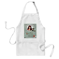 Photo Frame with Witch, Monsters, Ghost, Cat Adult Apron