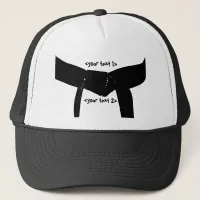 Martial Arts Basic Black Belt Hat