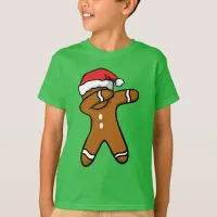 Dabbing Gingerbread Man Cookie Christmas Dab Dance T-Shirt