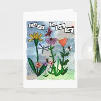 Flowers, Musical Notes and Joy Artwork