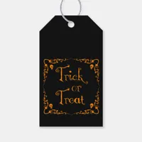 Halloween Pumpkin Orange Trick or Treat  Gift Tags