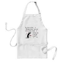Who Is This Moderation Funny Wine Quote Adult Apron