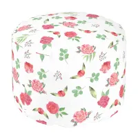 Room of Rose Small Print Pouf