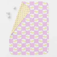 Cute Hand Drawn Duck Gender Neutral Baby Shower  Baby Blanket