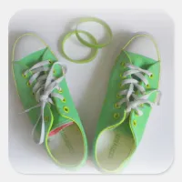 Lyme Disease Awareness Shoes and Bracelet Sticker