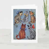 5 Charming Cats Louis Wain Card