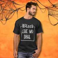 Dark Humor Funny Halloween Black T-Shirt