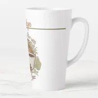 Pumpkin Spice Coffee Vintage Look Latte Mug