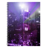 City lights of Frankfurt am Main - purple      Notebook