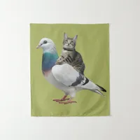 Cat amongst the pigeons tapestry