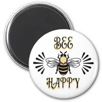 Bee Happy | Vintage Colors Honey Bee Magnet