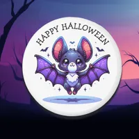 Cute Chibi Cartoon Bat Halloween Magnet