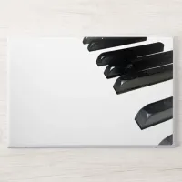 Piano Keyboard Musical Black White Music HP Laptop Skin