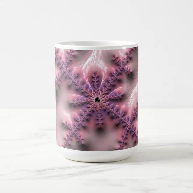 Liquid fractal coffee mug