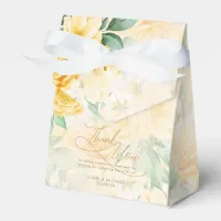 Rose Garden Wedding Thank You Yellow ID764 Favor Boxes