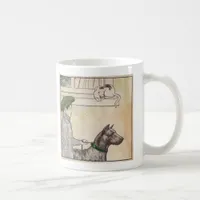 Boy and dog coffee mug