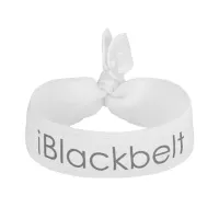 Martial Arts Black Belt Hair Tie