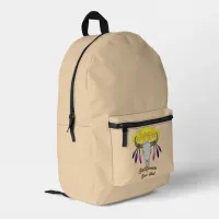 California Boho Cowgirl Printed Backpack