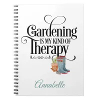 Gardening Therapy Spiral Photo Notebook