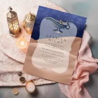 Arabian Nights Themed Party Invitation