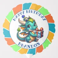 Dragon Themed Boy's Birthday Party Balloon