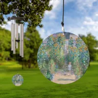 The Artist's Garden at Vétheuil by Claude Monet Wind Chime