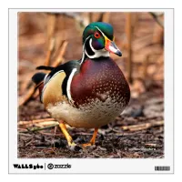 Male Wood Duck in the Woods Wall Decal