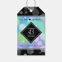 Elegant 43rd Opal Wedding Anniversary Celebration Gift Tags