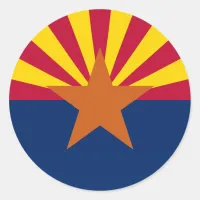 Arizona State Flag Sticker