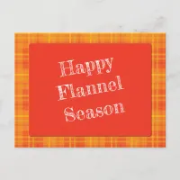 Flannel Season ... Postcard