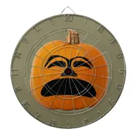 Jack o' Lantern Unhappy Face, Halloween Pumpkin Dartboard