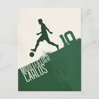 Soccer Player Postcard