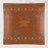 Southwest Bobcat Petroglyphs Trinket Tray